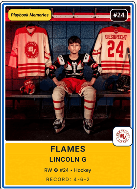 Lincoln's rookie card — front